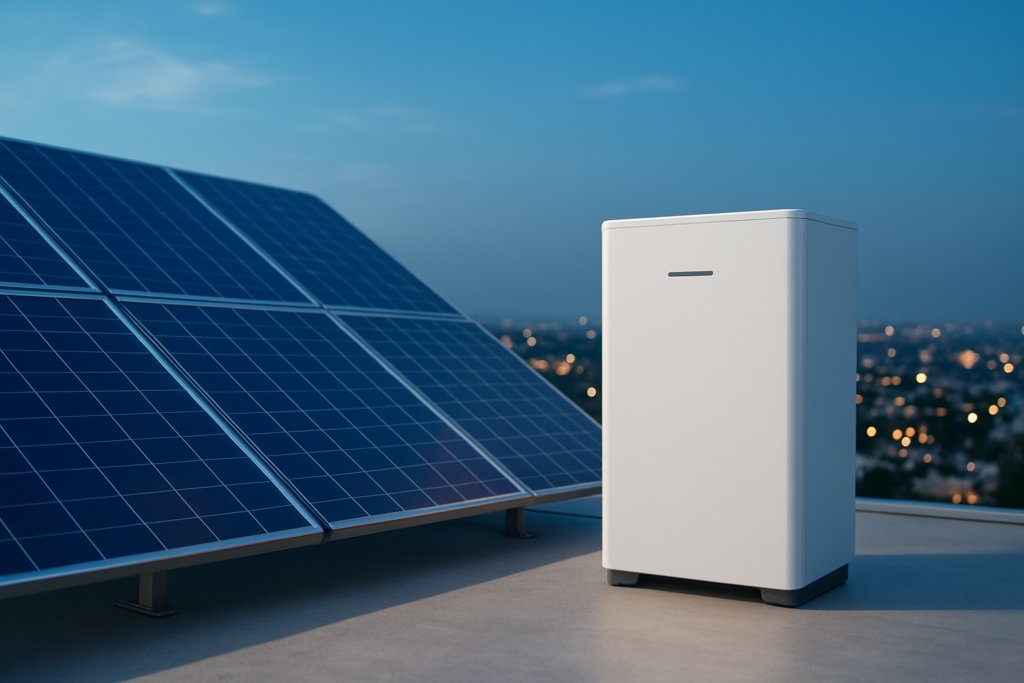 ハイブリッドパワコン - 太陽光パネル
